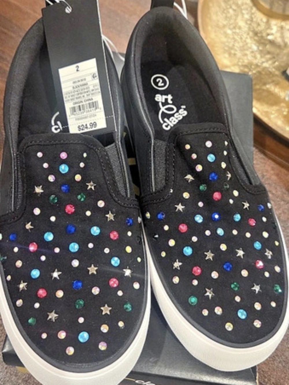 art class Hanna Sneakers Black & Multicolor US 2